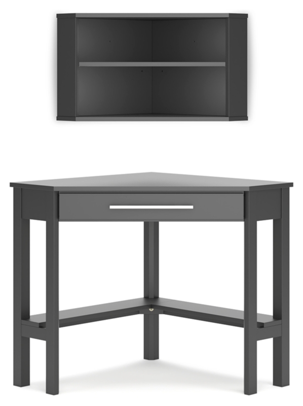 Murrayville Reversible Desk Ebern Designs Color: Brown - Black