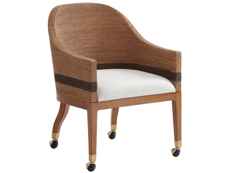 Contemporary Casual Rope Accent Chair