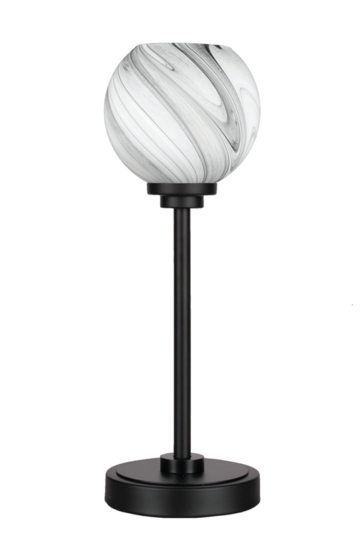 Parisien Accent Table Lamp with Onyx Swirl Glass