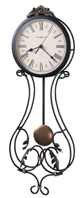 Pendulum Wall Clock with Antique Gold Bob