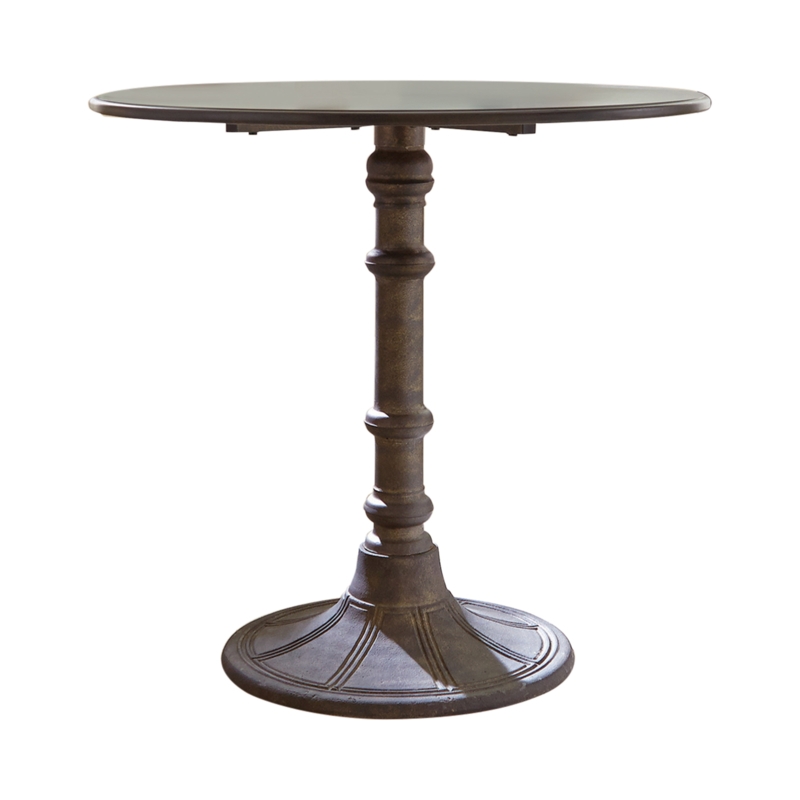 Tulip-Shaped Dining Table with Faux Marble Top