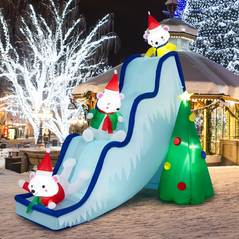 Inflatable Christmas Polar Bear Decoration