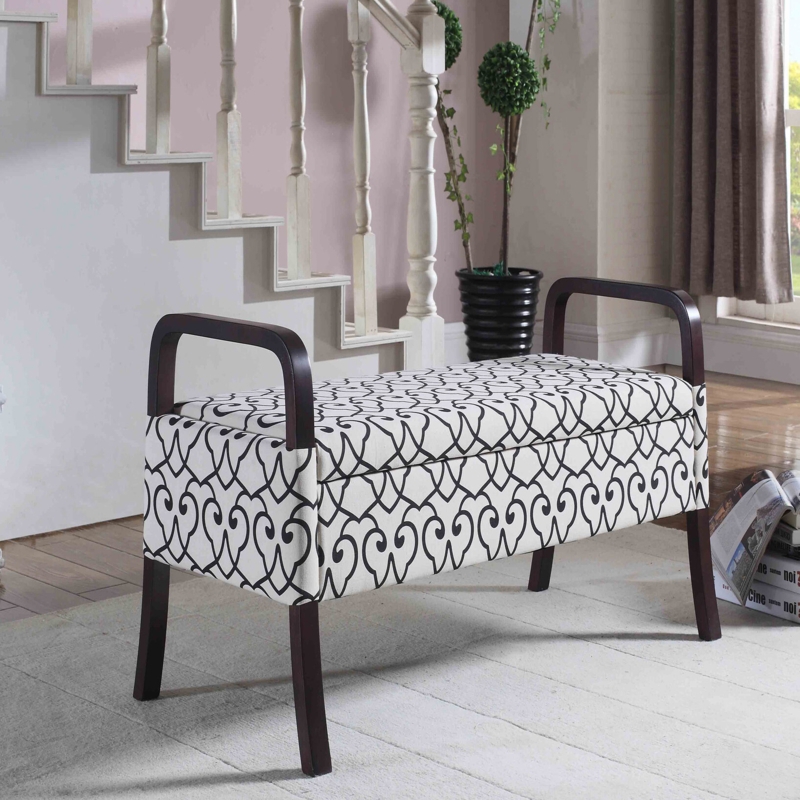 Mid-Century Contemporary Storage Bench