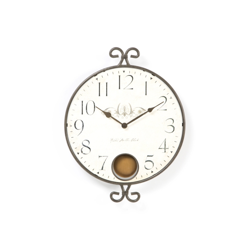 Decorative Quartz Carmen Wall Clock with Pendulum