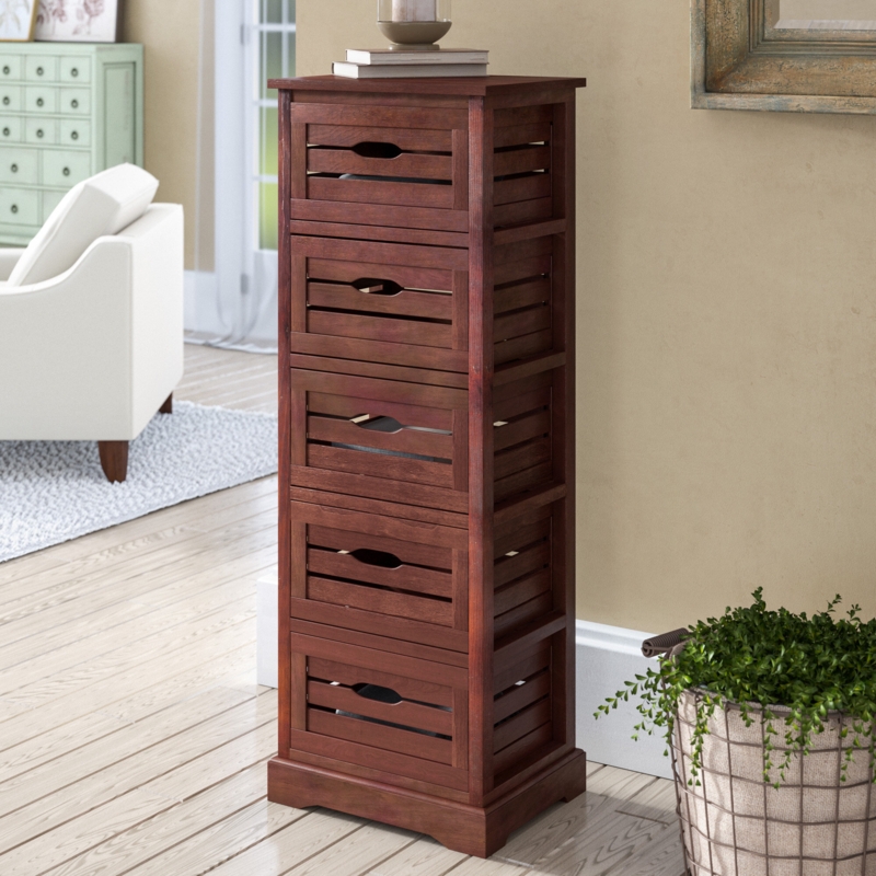 Coastal Lingerie Chest with Slatted Drawers