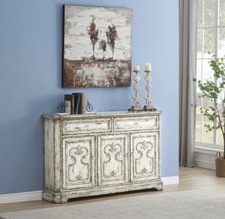 Distressed Sideboard Table - Foter