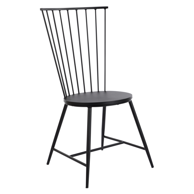 Spindled Metal Dining Chair