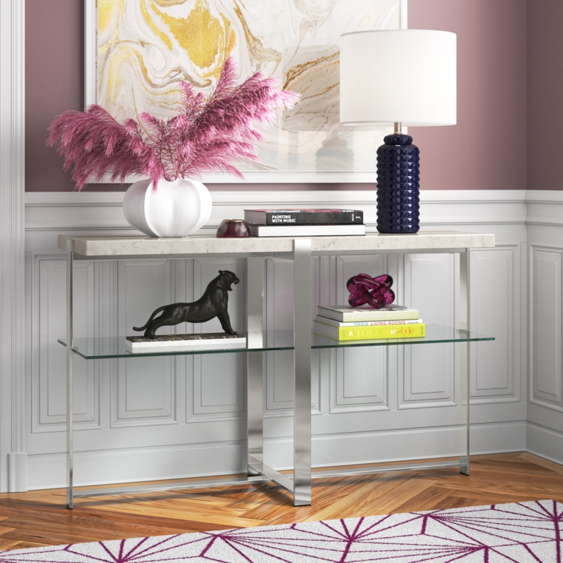 Narrow Console Tables With Storage - Foter