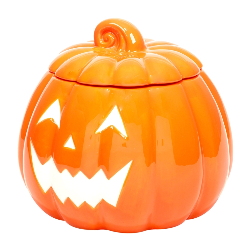 Spooky 3-D Pumpkin Treat Jar