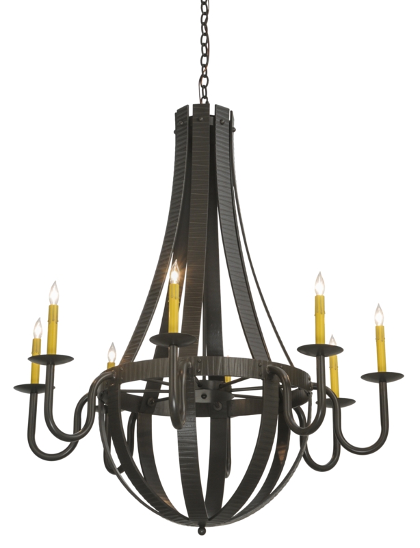 Timeless Bronze Faux Candle Chandelier