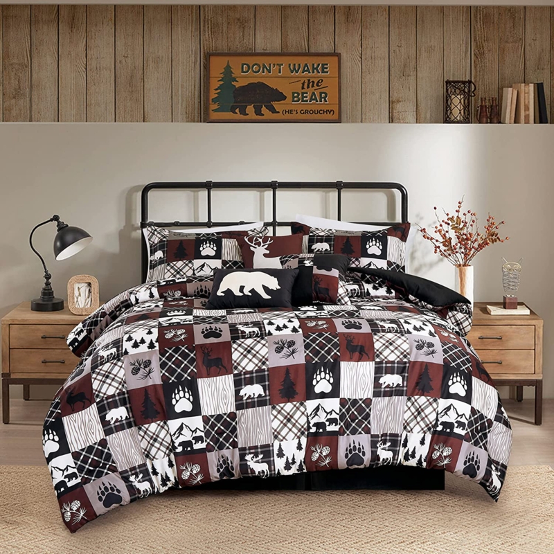 Southwestern Lodge-Inspired Comforter Set