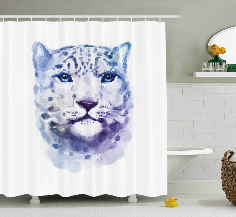 Vibrant Water-Resistant Shower Curtain Set