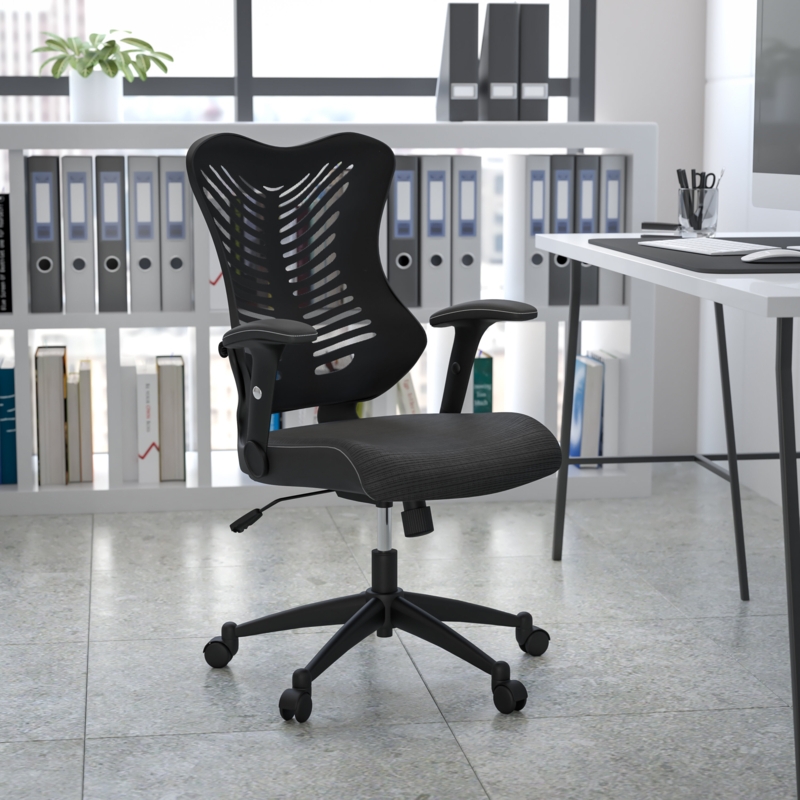 High Back Designer Mesh Executive Swivel Chair with Adjustable Arms