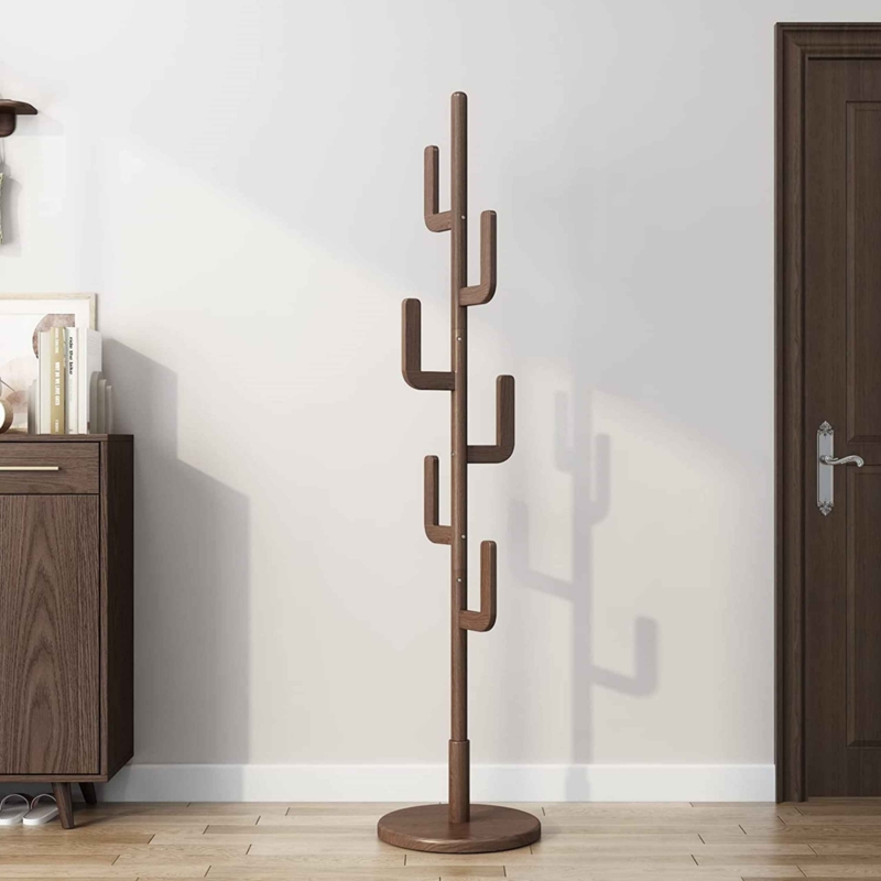 High-Quality Wooden Coat Hanger Stand