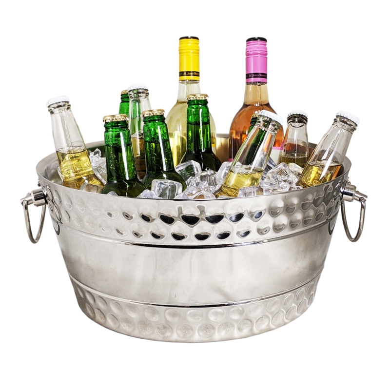 Stainless Steel Beverage Tub with Stand