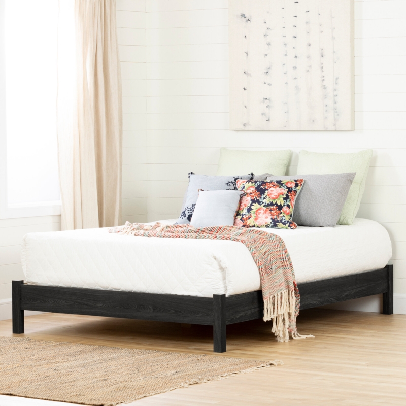 Modern Chic Bed with No Box Spring Needed