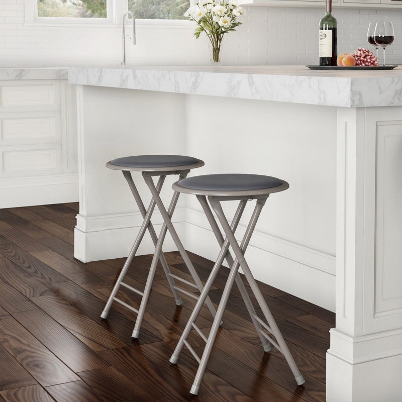 Folding Stool for Kitchen Counter or Entertaining