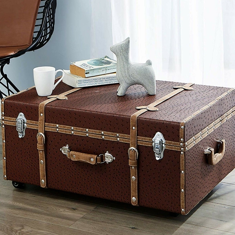 Wheeled Trunk for Storage and Style