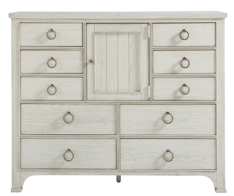 10 Drawer Combo Dresser with Plank-Style Center Door