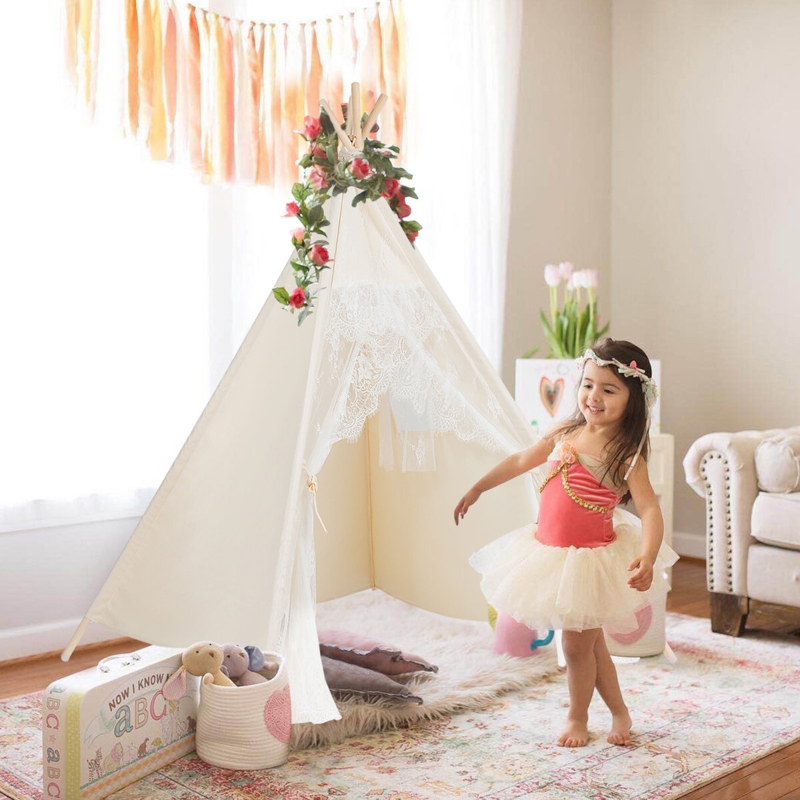 Lace Play Tent with Carry Bag