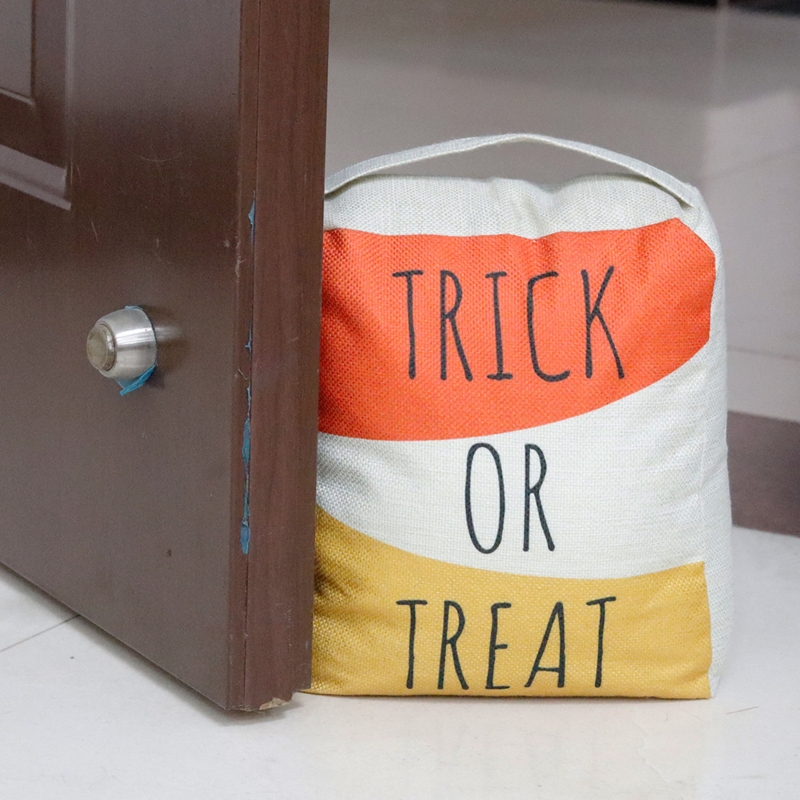 Trick or Treat Fabric Door Stopper