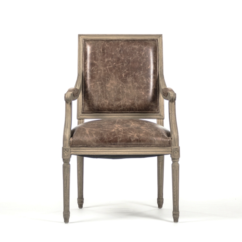 Elegant Linen Upholstered Armchair