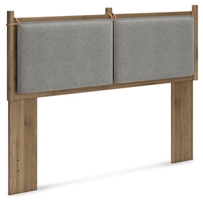 Minimalist Panel Headboard with Reversible Cushions