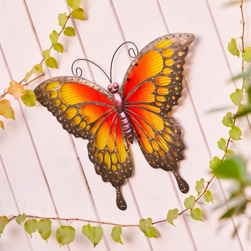 Metal Mosaic Butterfly Wall Art for Home Decoration, Garden