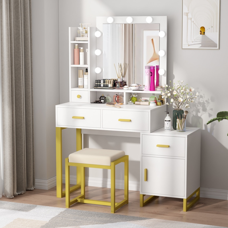 Bedroom Vanity With Storage - Foter