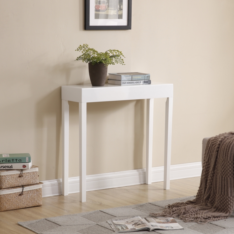Narrow Console Table with Minimalist Design