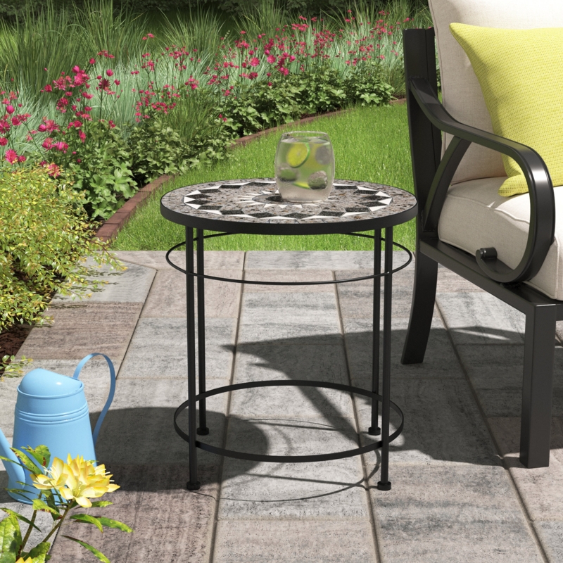 Mosaic Tile Outdoor Nesting Tables