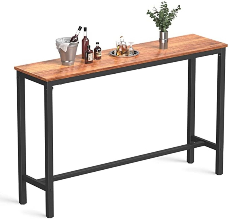 Industrial Coffee Table with Storage Shelf