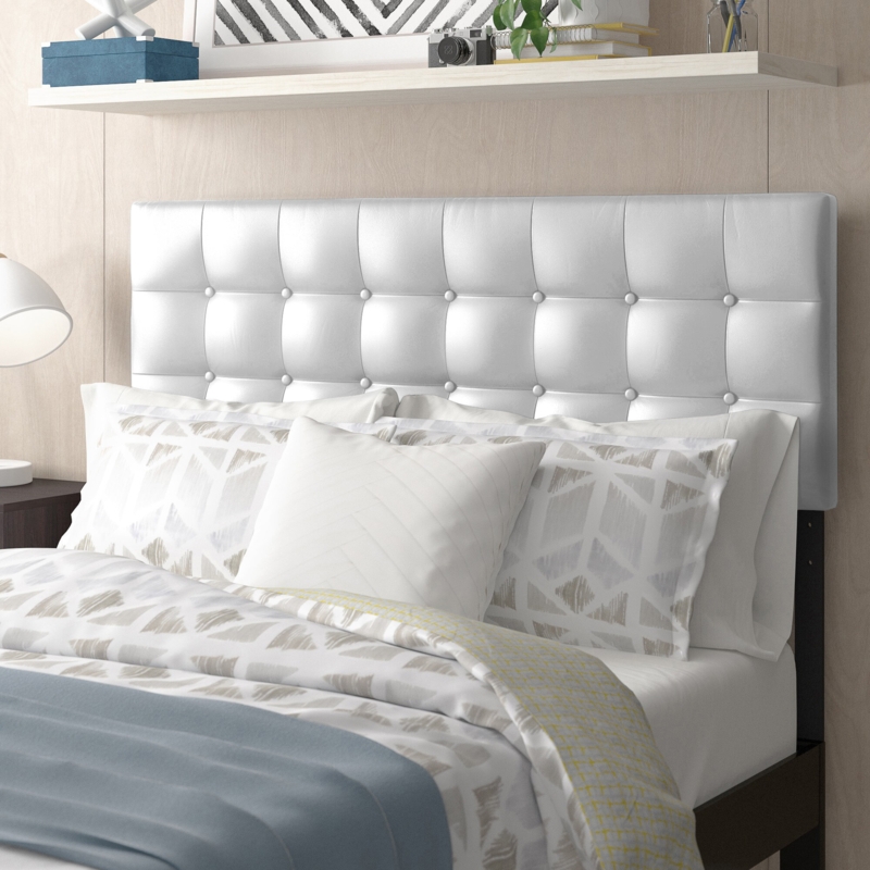 Faux Leather Upholstered Headboard