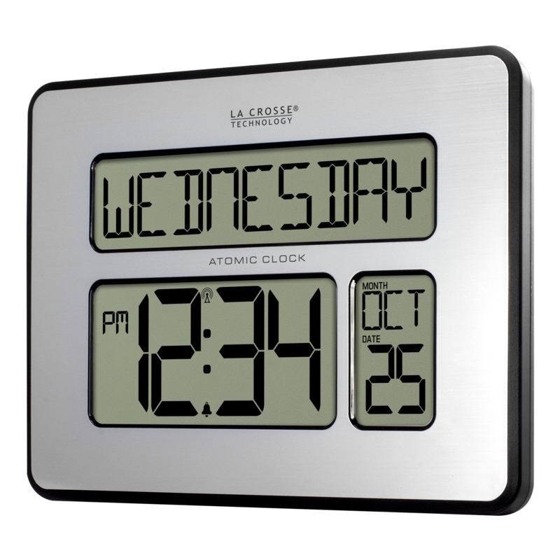 Easy-to-Read Wall Clock with Day Display