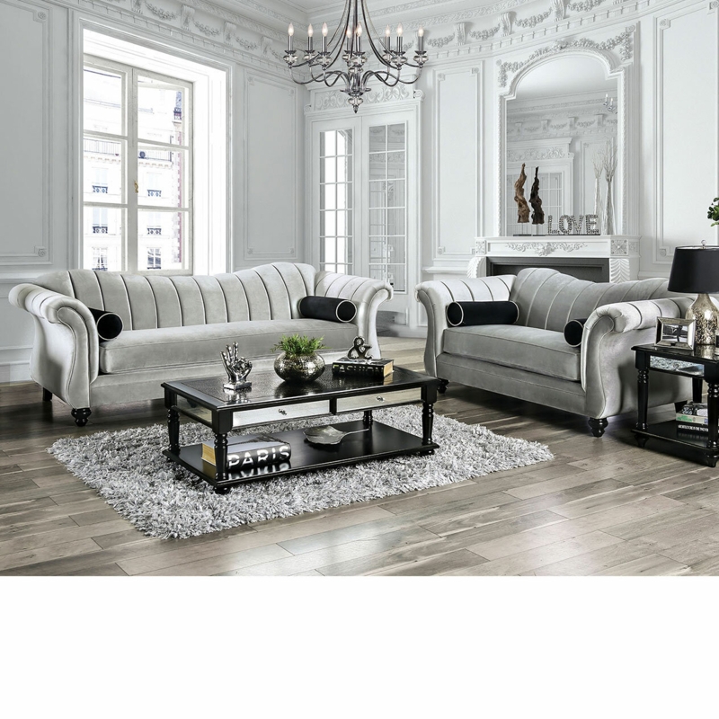 2-Piece Chenille Living Room Set