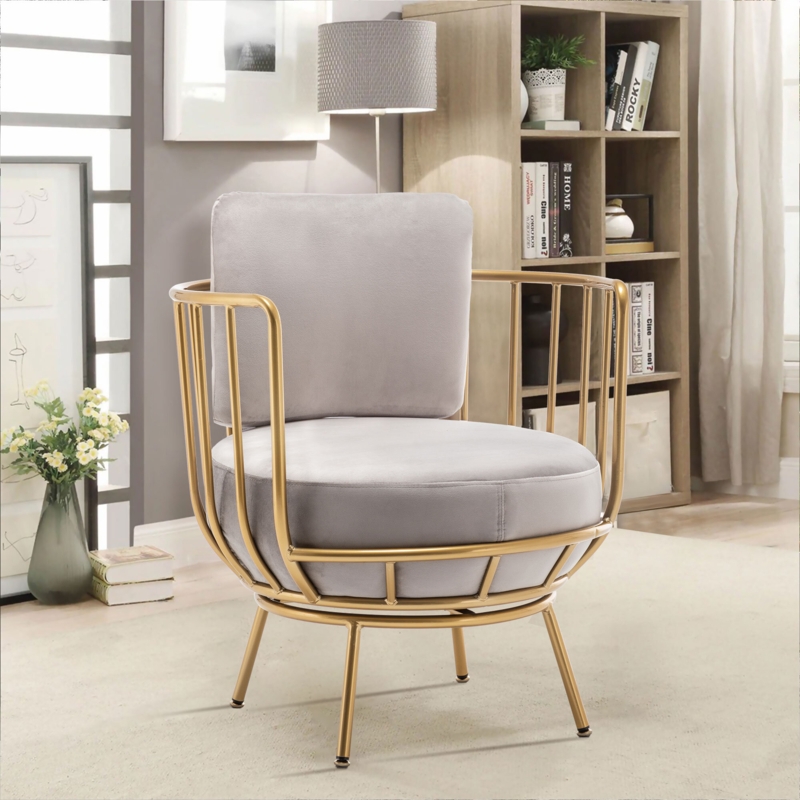 Light Luxury Barrel Chair