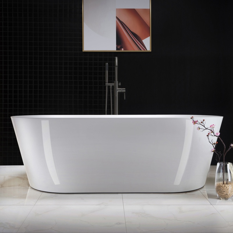 71'' x 32'' Freestanding Soaking Acrylic Bathtub