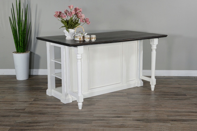 Almira Wood Kitchen Island
