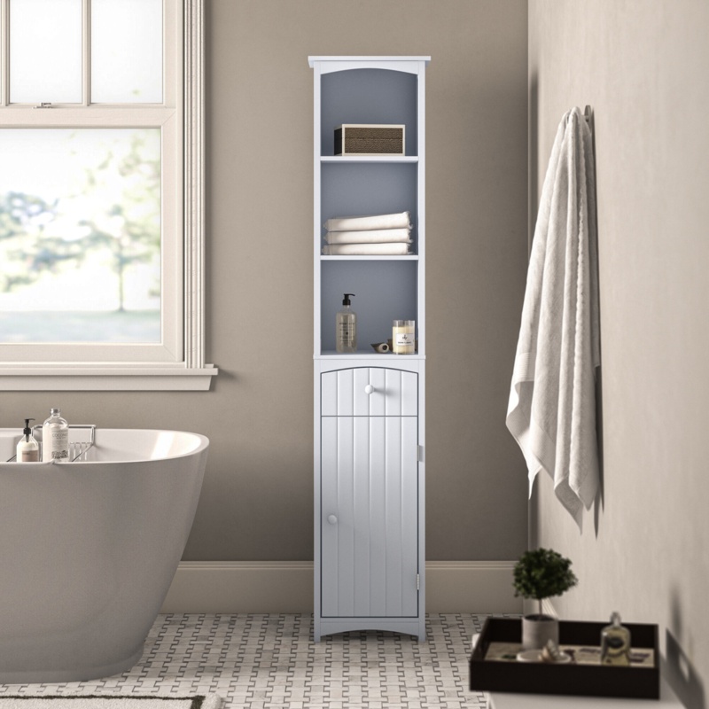 Aphrodite 14" W x 67" H x 9.5" D Linen Tower