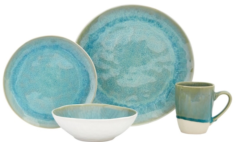 Baum Ojos Ceramic Dinnerware Set - Service for 4