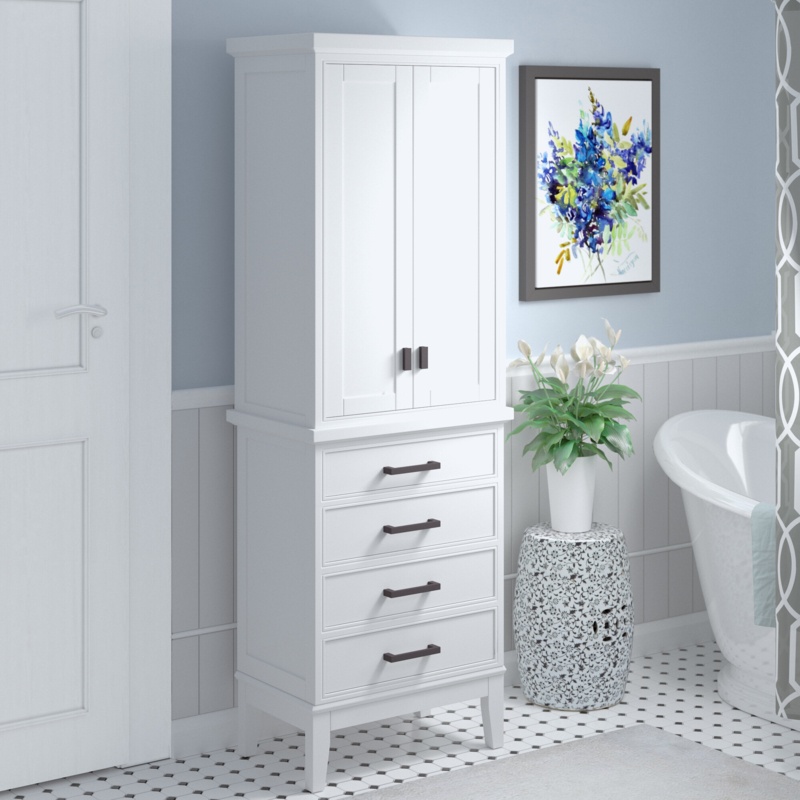 Charley Freestanding Linen Cabinet