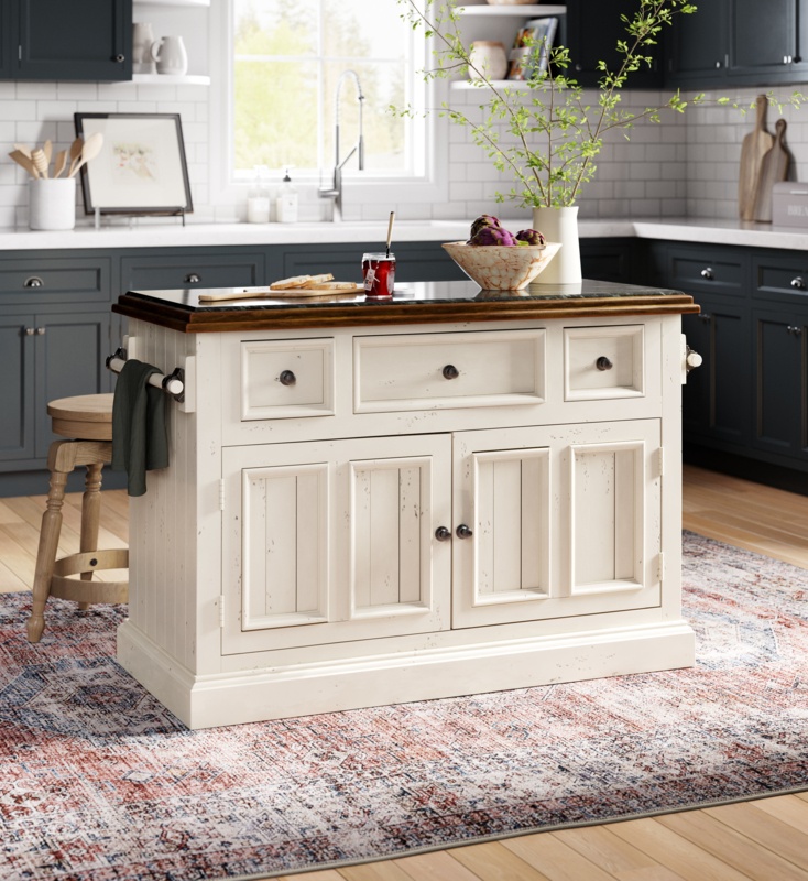 Harpenden Solid Wood Kitchen Island