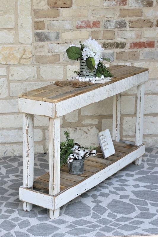 Mcchristian 46" Solid Wood Console Table