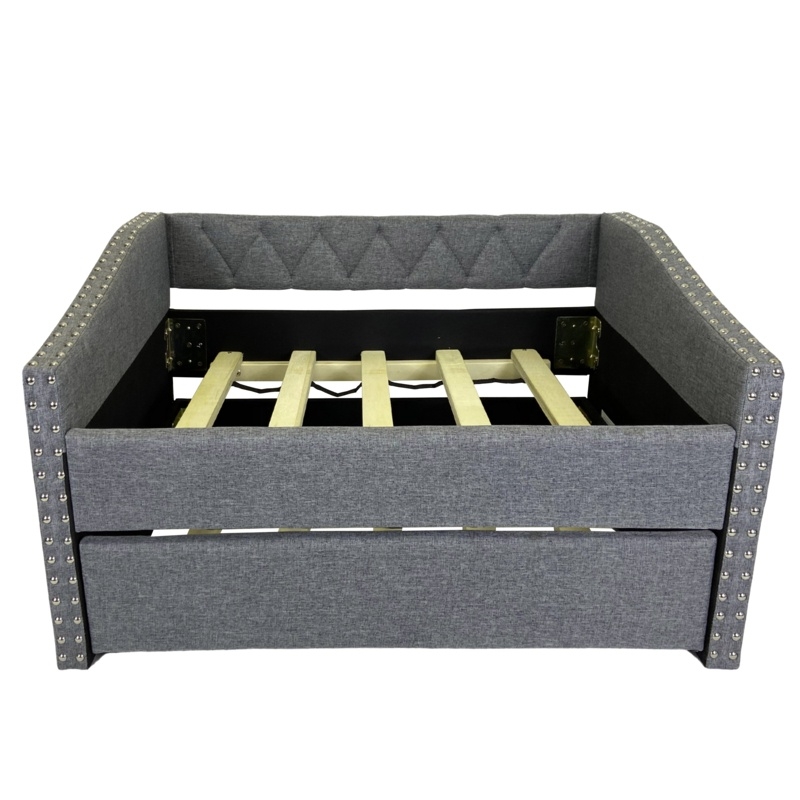 Pet Day Bed For Small Medium Size Dogs With Trundle Unit