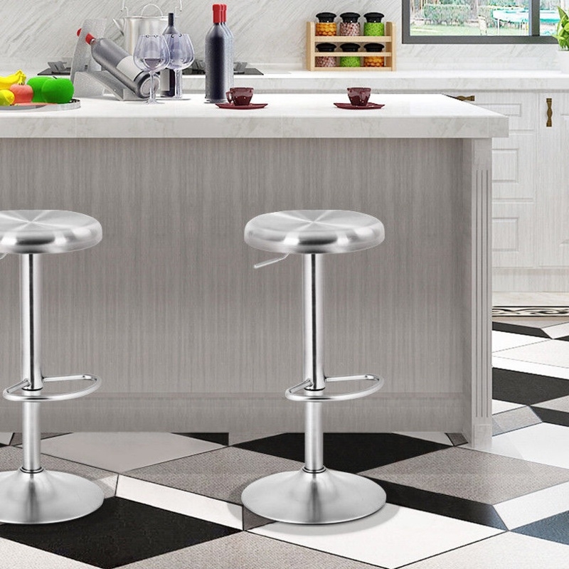 Silvia Swivel Adjustable Height Bar Stool