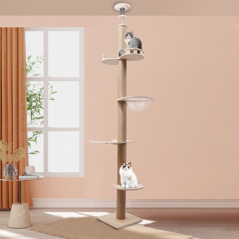 104" Cristinel Floor-To-Ceiling Cat Tree