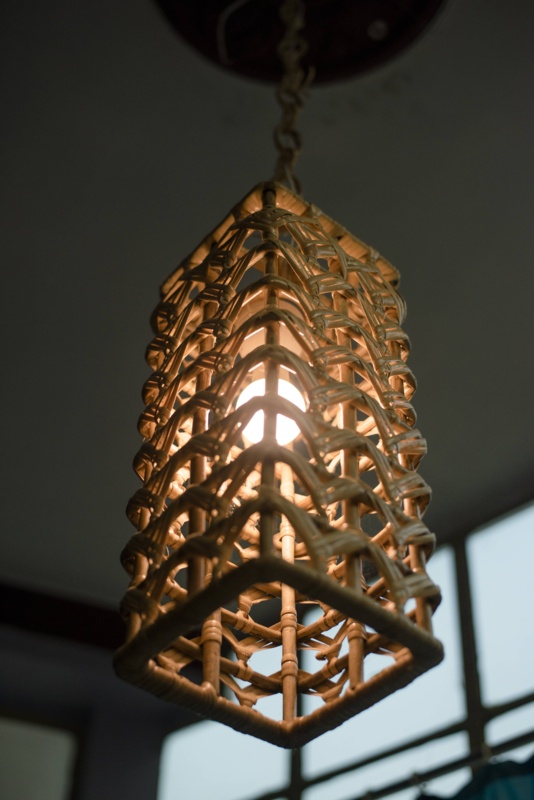 14'' H Bamboo Rattan Rectangle Lamp Shade
