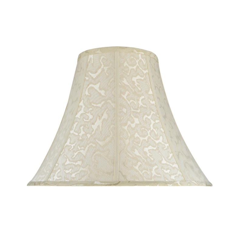 14'' H Jacquard Textured Fabric Bell Lamp Shade