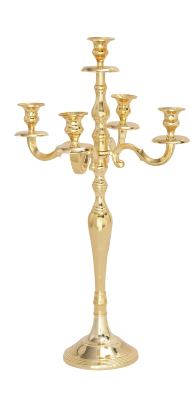 25'' H Aluminum Tabletop Candelabra