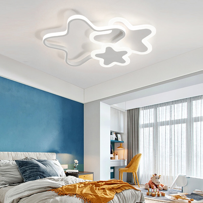 3 - Star Shape Acrylic Dimming LED Flush Mount